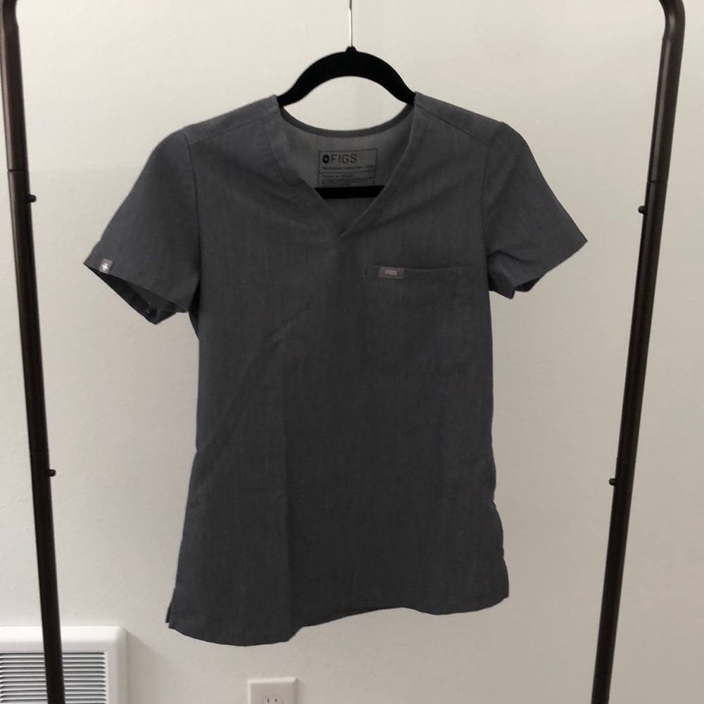 Figs scrub top and pants. Gray size XXS and XS. Slim Catarina. Livingston